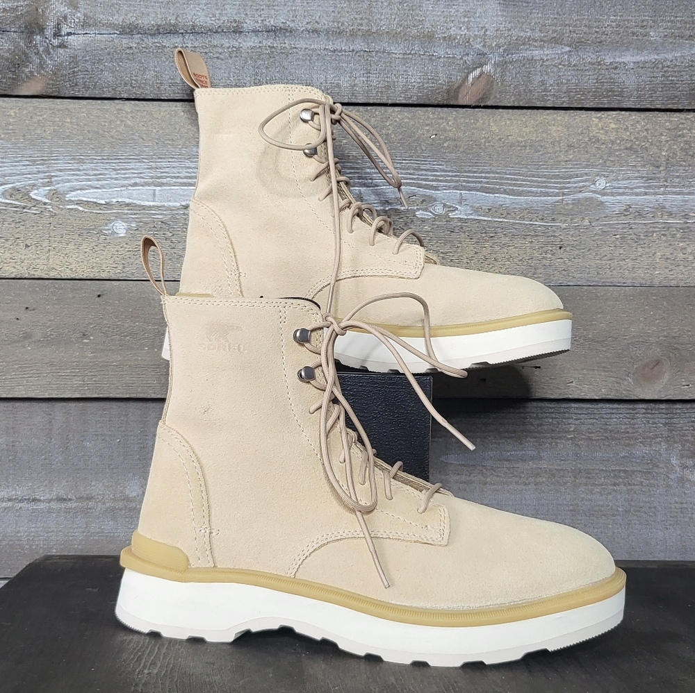 NIBWT Sorel Women's Hi-Line Lace Waterproof Suede Boots